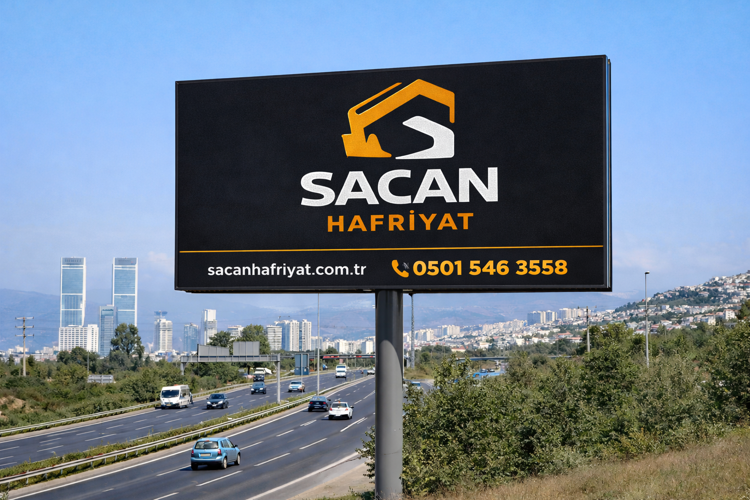Açık hava reklam çalışması